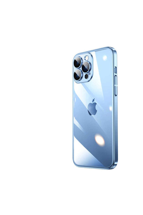 Apple İphone 13 Pro Max Kılıf Sert Pc Renkli Çerçeveli Riksos Kapak