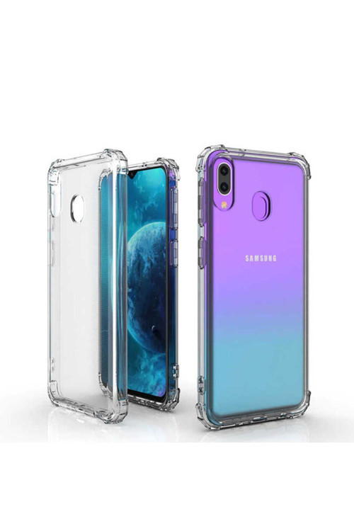 Samsung Galaxy A20 Kılıf Nitro Anti Shock Darbe Emici Silikon Kapak