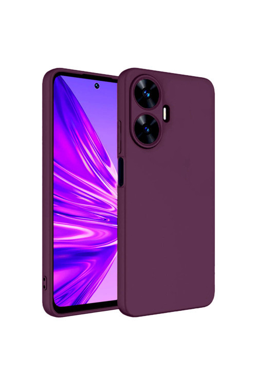 Realme C55 Kılıf Lansman İçi Kadife Silikon Zr-Mara