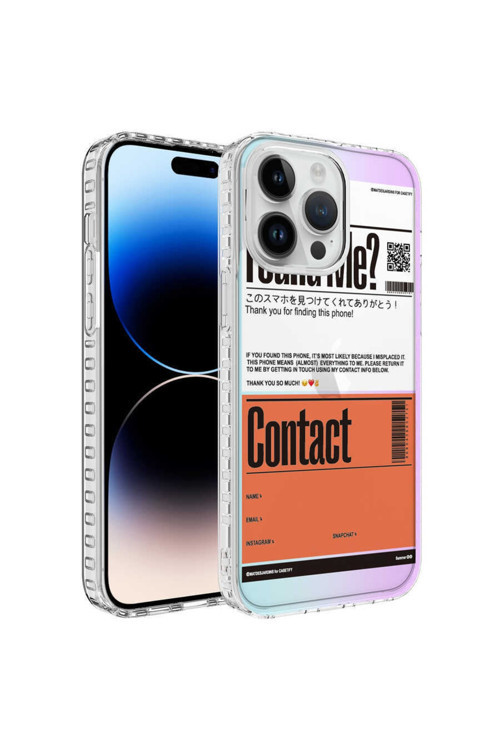 Apple Iphone 13 Pro Max Kılıf Renkli Desenli Silikon Elegans + Kablo Koruyucu + Ekran Koruyucu