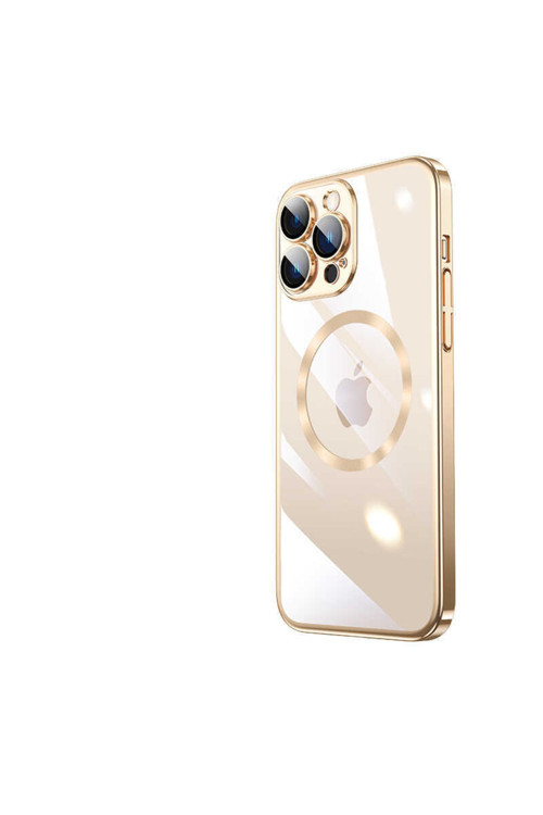 Apple Iphone 13 Pro Max Kılıf Wireless Şarj Özellikli Sert Pc Riksos Magsafe Kapak