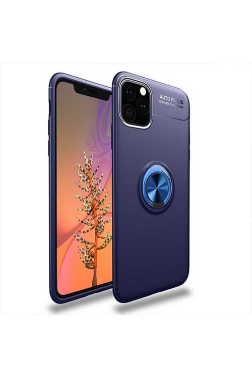 Apple Iphone 11 Pro Kılıf Ravel Yüzüklü Silikon Kapak