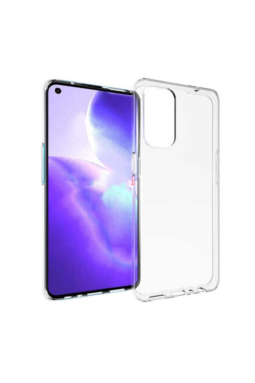 Oppo Reno 5 5G Uyumlu Kılıf Şeffaf İnce Esnek Silikon Kılıf Süper