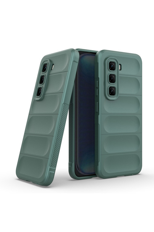 İnfinix Hot 50 4G Kılıf Kasisli Silikon Zr-Etnik