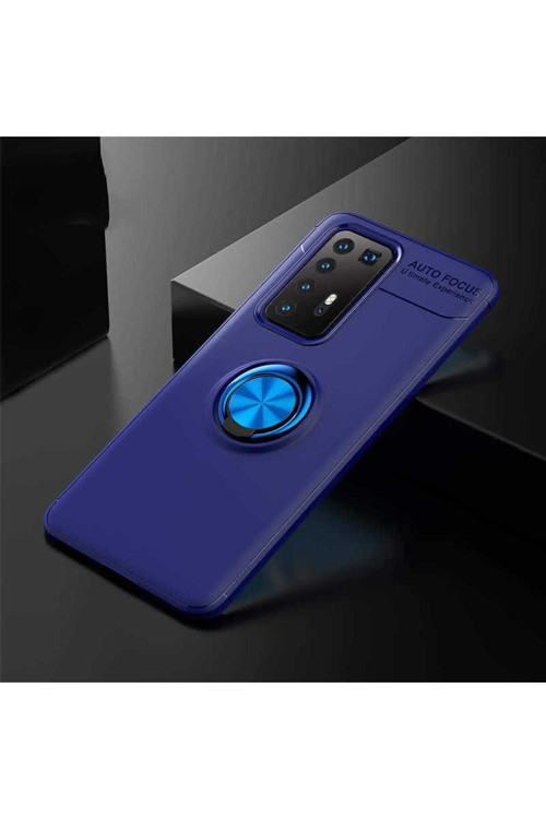 Huawei P40 Pro Kılıf Ravel Yüzüklü Silikon Kapak