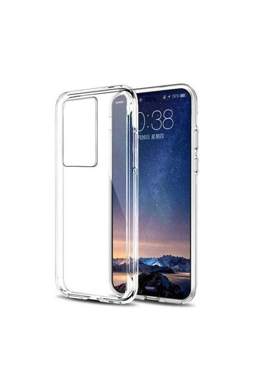 Huawei P40 Pro Kılıf Şeffaf İnce Esnek Silikon Kılıf Süper
