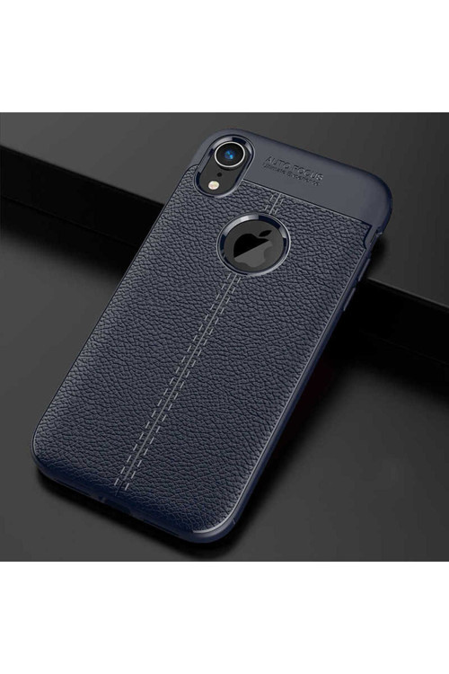 Apple İphone Xr Kılıf Deri Görünümlü Silikon Zr-Niss