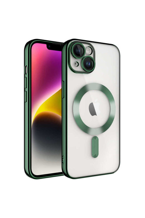 Apple İphone 14 Plus Kılıf Kamera Korumalı Magsafe Wireless Şarj Özellikli Zr-Demre