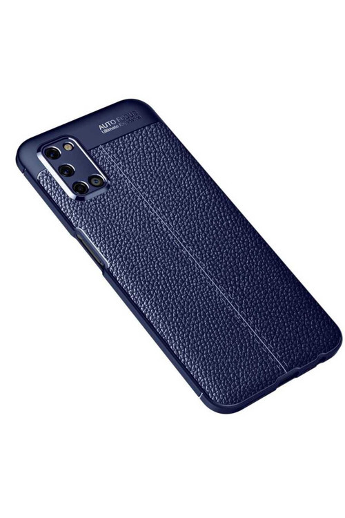 Oppo A72 Kılıf Deri Görünümlü Silikon Zr-Niss