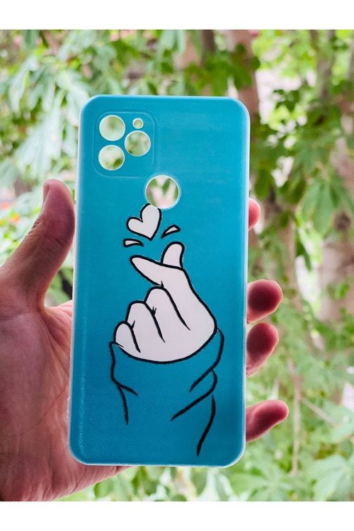 General Mobile Gm 21 Uyumlu Kılıf Aşk Desenli Baskılı Silikon