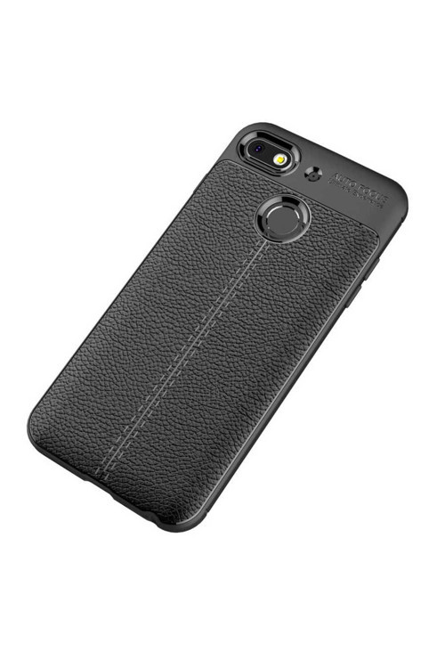 General Mobile Gm 8 Go Kılıf Deri Görünümlü Silikon Zr-Niss
