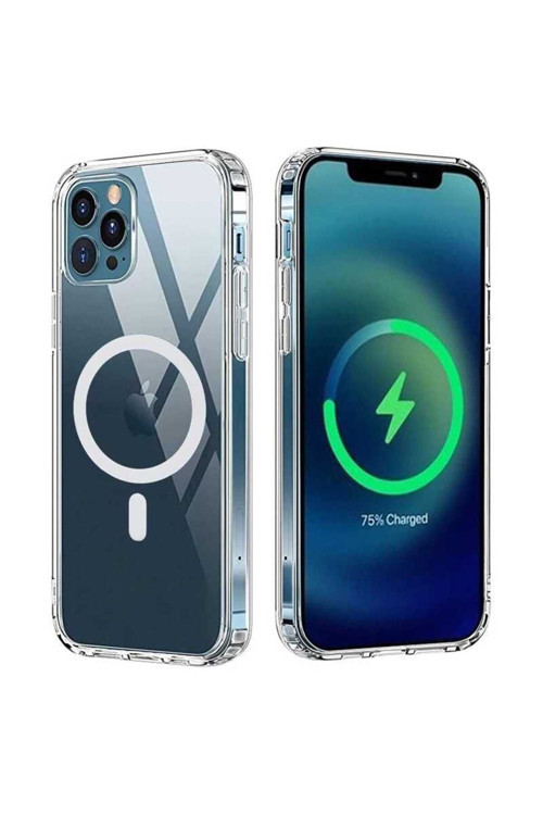 Apple İphone 12 Pro Kılıf Magsafe Özellikli Wireless Silikon Kapak