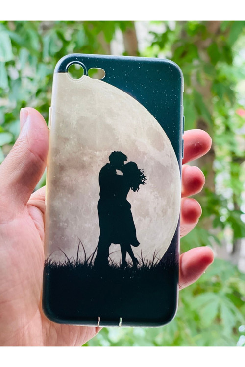 İphone 7 / 8 / Se 2020 Kılıf Gece Aşk Desenli Baskılı Silikon