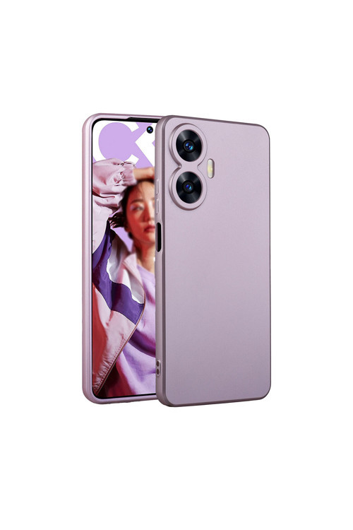 Realme C55 Kılıf Mat Esnek Silikon Kılıf Zr-Premier