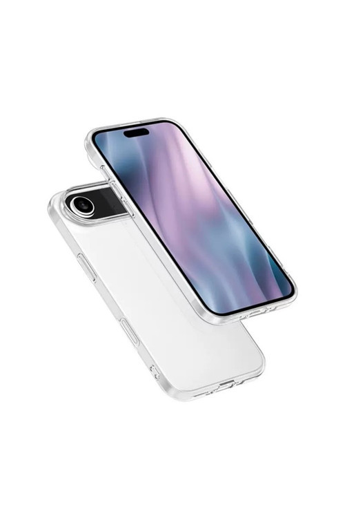 Apple İphone 17 Air Kılıf Şeffaf Silikon Kapak Zr-Süper