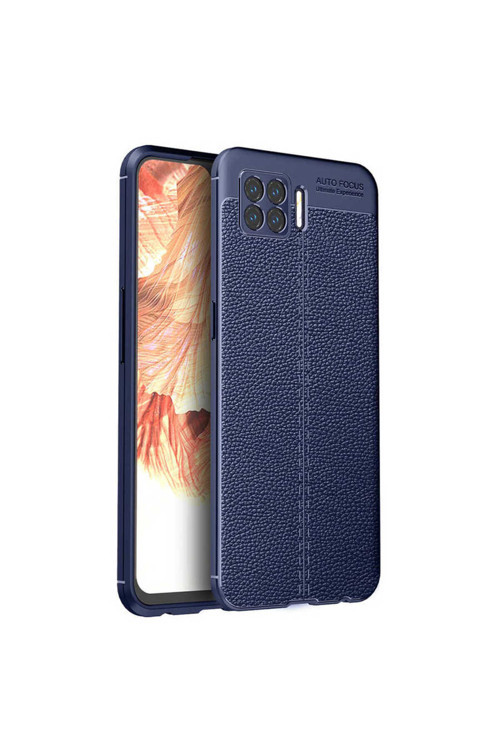 Oppo A73 Kılıf Deri Görünümlü Silikon Zr-Niss