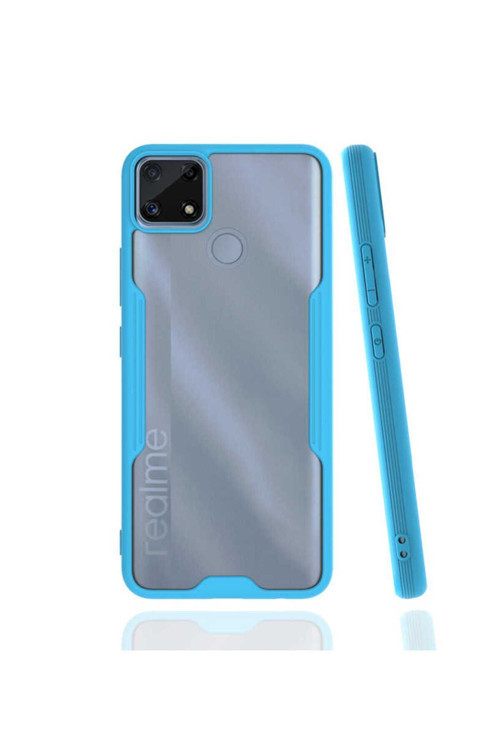 Oppo Realme C25 Kılıf Ultra İnce Buzlu Zr-Parfe