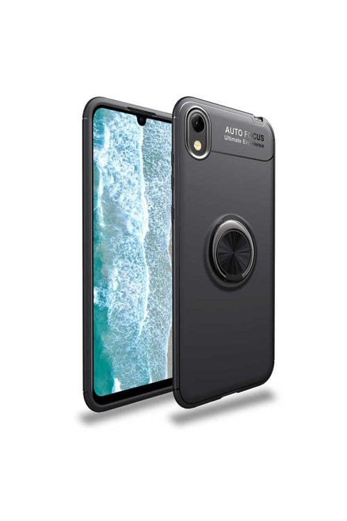 Huawei Y5 2019 Kılıf Ravel Yüzüklü Silikon Kapak