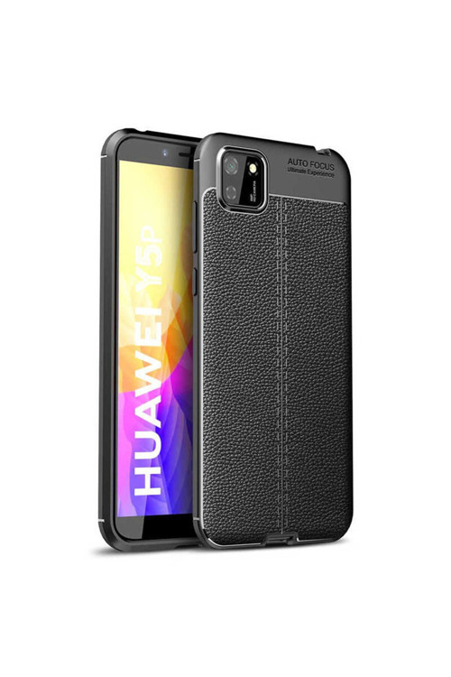 Huawei Y5P Kılıf Deri Görünümlü Silikon Zr-Niss