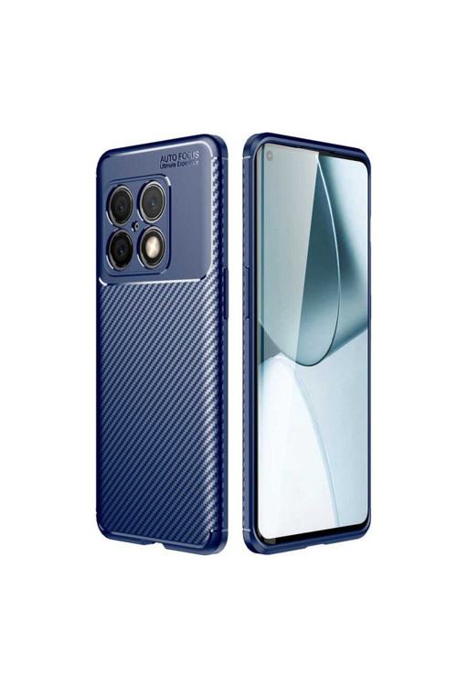 One Plus 10 Pro Kılıf Karbon Görünümlü Silikon Zr-Negro