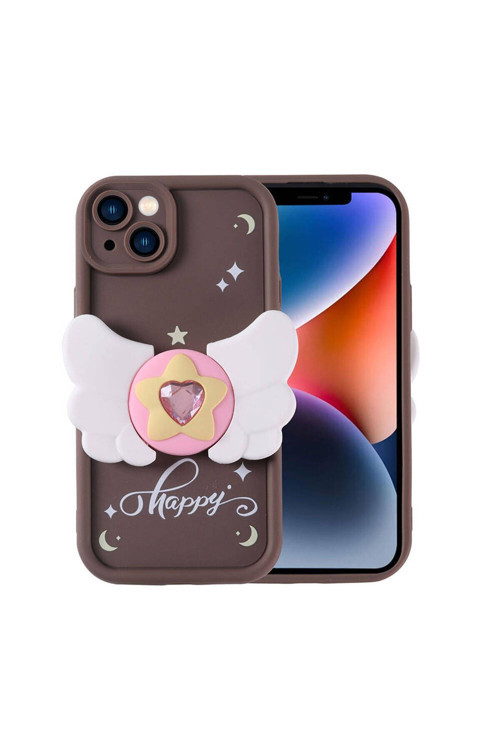 İphone 13 Kılıf Kamera Korumalı Figür Tasarımlı Zr-Kapya