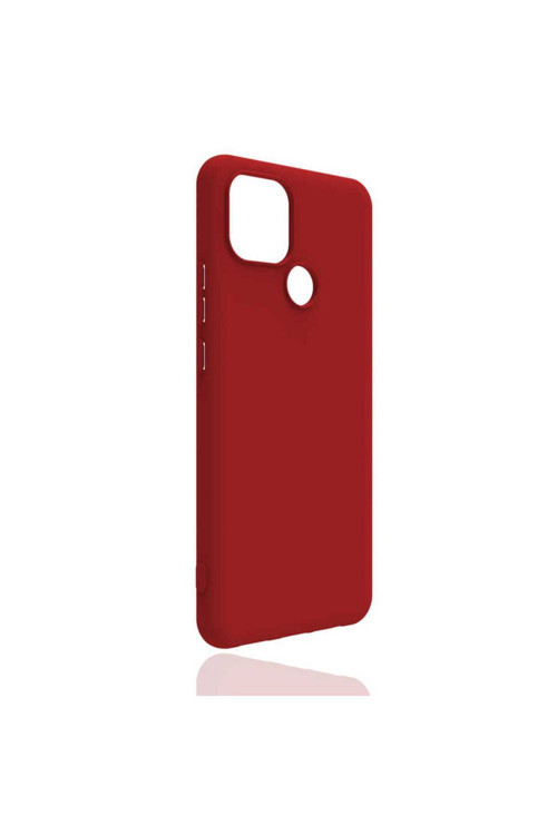 Oppo Realme C25Y Kılıf Soft Silikon Kılıf -Zr-Bye + Kablo Koruyucu + Ekran Koruyucu