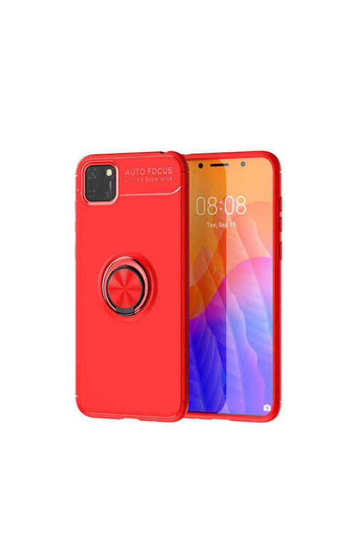 Huawei Y5P Kılıf Ravel Yüzüklü Silikon Kapak