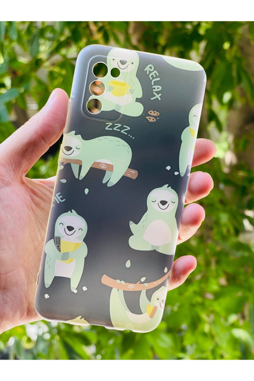Samsun Galaxy A02S Kılıf Desenli Baskılı Silikon (Uyumlu)