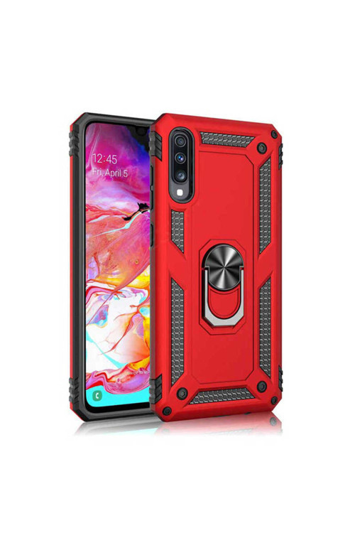 Huawei P Smart Pro 2019 Kılıf Vega Zırh Tank Tam Koruma Kapak + Kablo Koruyucu + Ekran Koruyucu