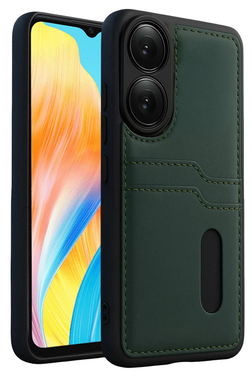 Oppo A38 Kılıf Kartlıklı Silikon Kapak Azn-Sara