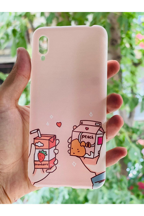 Huawei Y6 2019 Uyumlu Kılıf Desenli Baskılı Silikon