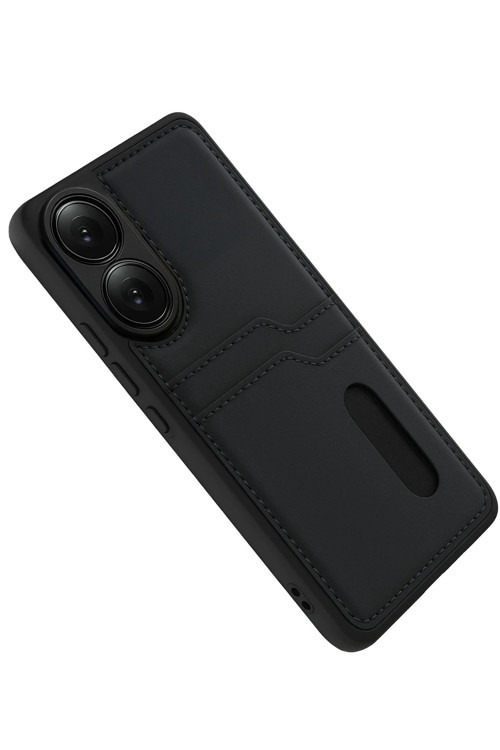 Oppo A38 Kılıf Kartlıklı Silikon Kapak Azn-Sara