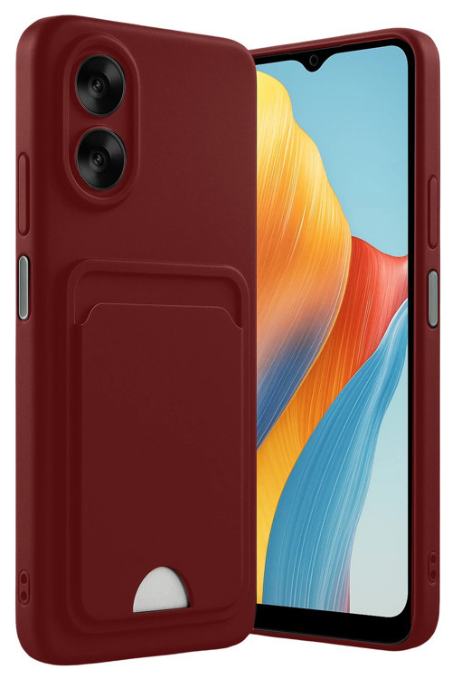 Oppo A38 Kılıf Kartlıklı Soft Silikon Azn-Kelvin