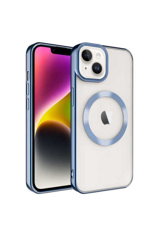 Apple İphone 14 Plus Kılıf Magsafe Wireless Şarj Özellikli Setro Silikon Kapak