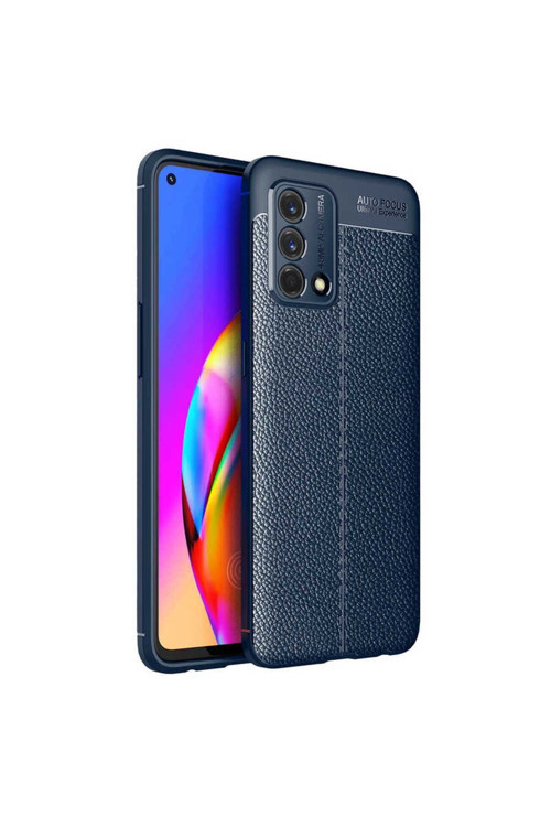 Oppo A74 4G Kılıf Deri Görünümlü Silikon Zr-Niss