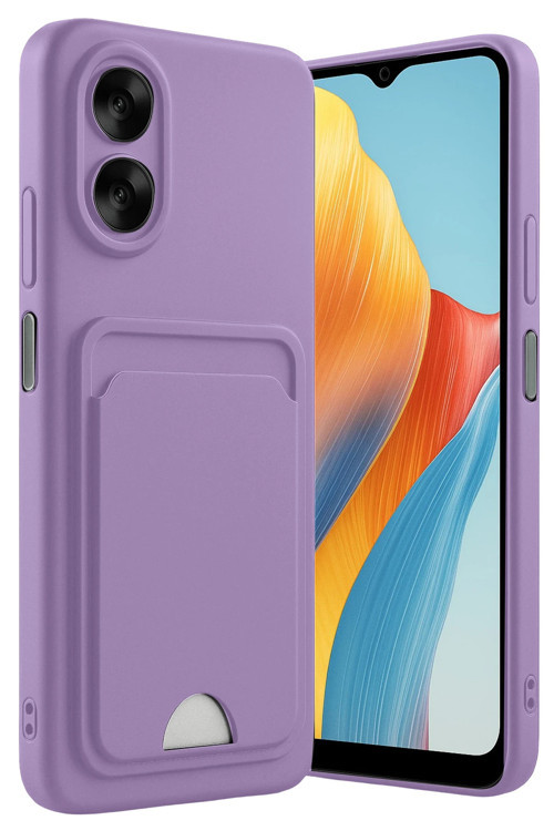 Oppo A38 Kılıf Kartlıklı Soft Silikon Azn-Kelvin