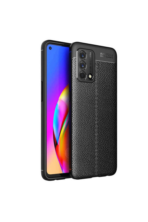 Oppo A74 4G Kılıf Deri Görünümlü Silikon Zr-Niss