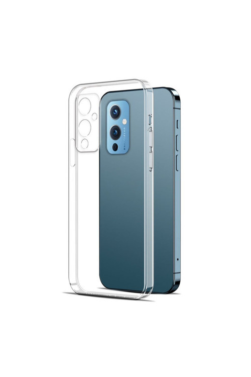 One Plus 9 Kılıf Şeffaf İnce Esnek Silikon Kılıf Süper