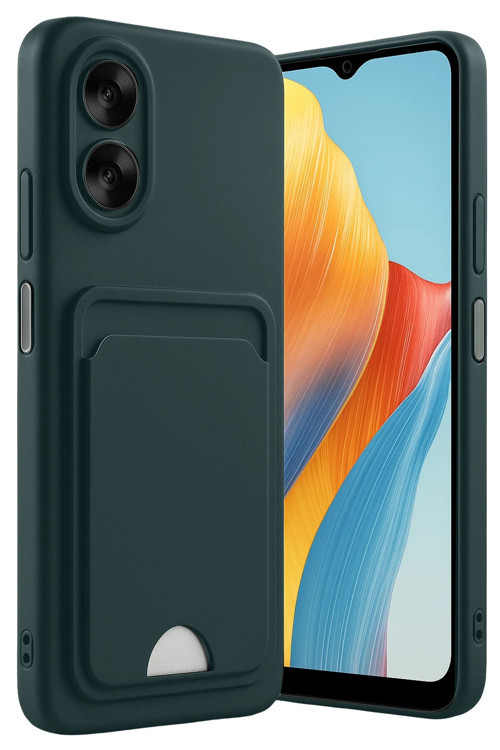 Oppo A38 Kılıf Kartlıklı Soft Silikon Azn-Kelvin
