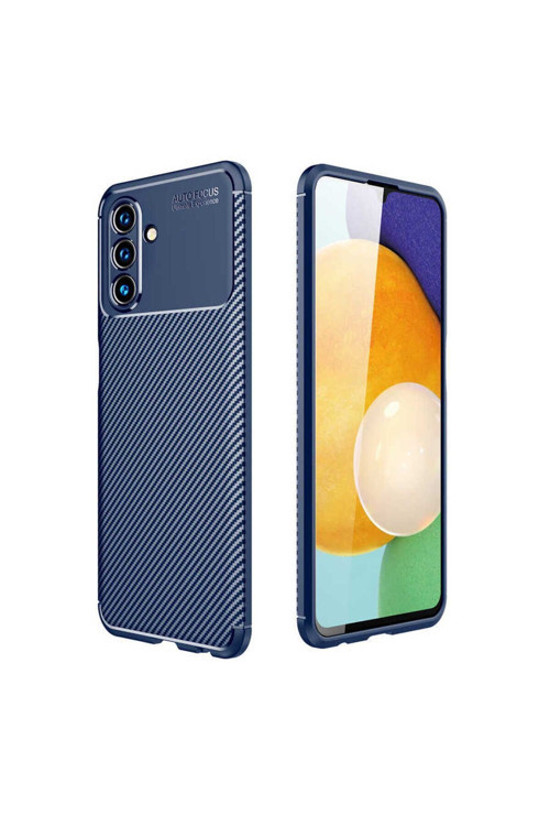 Samsung Galaxy A13 5G Kılıf Karbon Görünümlü Silikon Zr-Negro