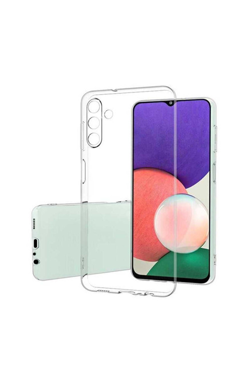 Samsung Galaxy A04S Kılıf Şeffaf İnce Esnek Silikon Kılıf Süper
