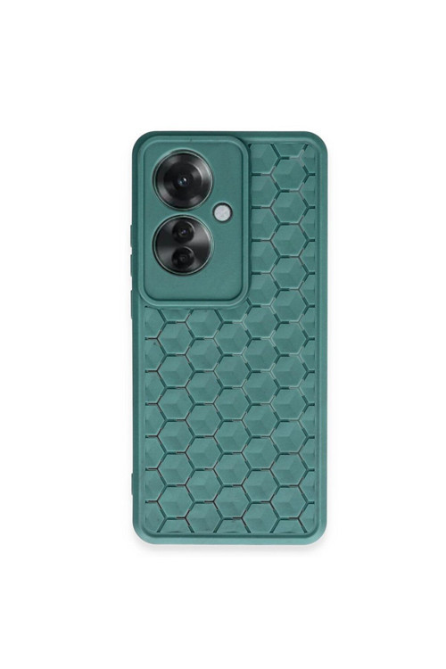 Oppo Reno 11F Kılıf Petek Görünüm Silikon Kapak Azn-Petek
