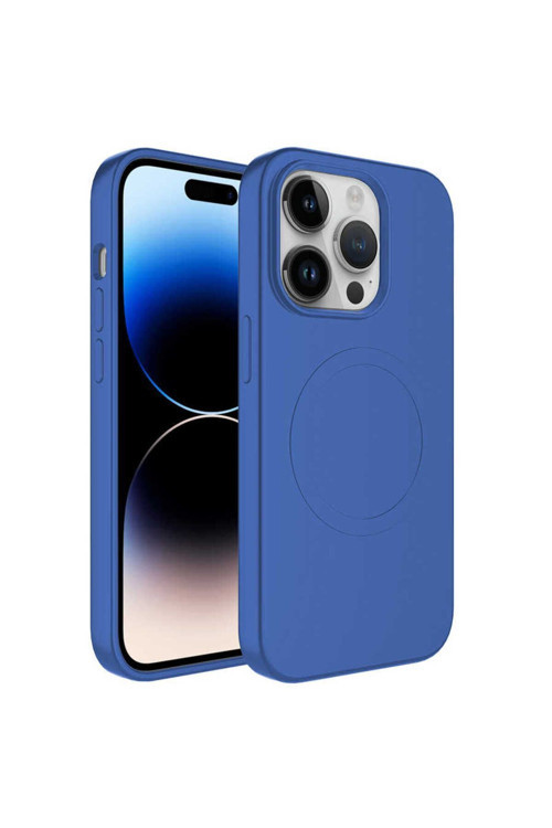 Apple İphone 13 Pro Kılıf Lansman Magsafe Wireless Şarj Özelikli Silikon Zr-Plas