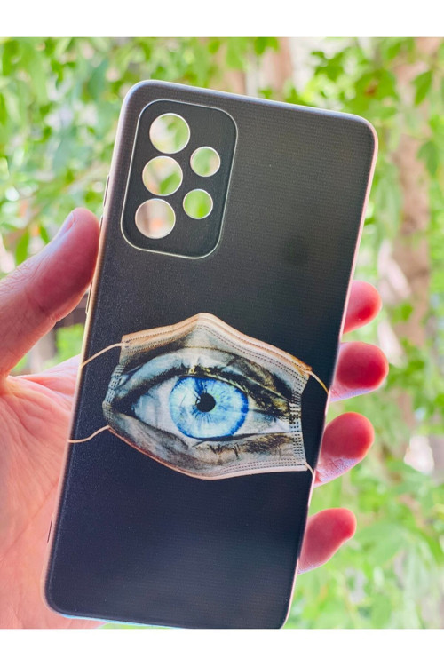 Samsun Galaxy A52 Uyumlu Kılıf Maske Desenli Baskılı Silikon