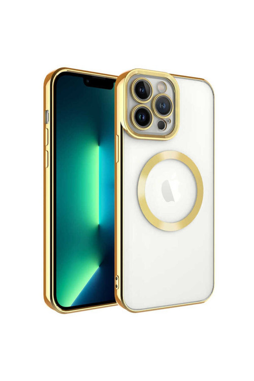 Apple İphone 13 Pro Kılıf Magsafe Wireless Şarj Özellikli Setro Silikon Kapak