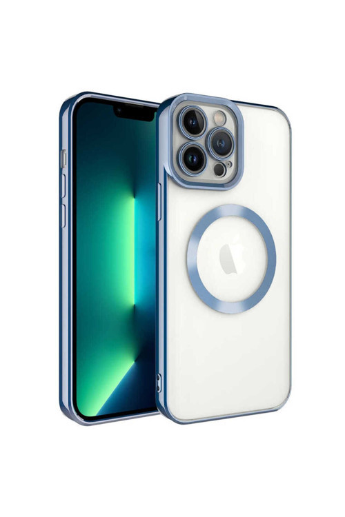 Apple İphone 13 Pro Kılıf Magsafe Wireless Şarj Özellikli Setro Silikon Kapak