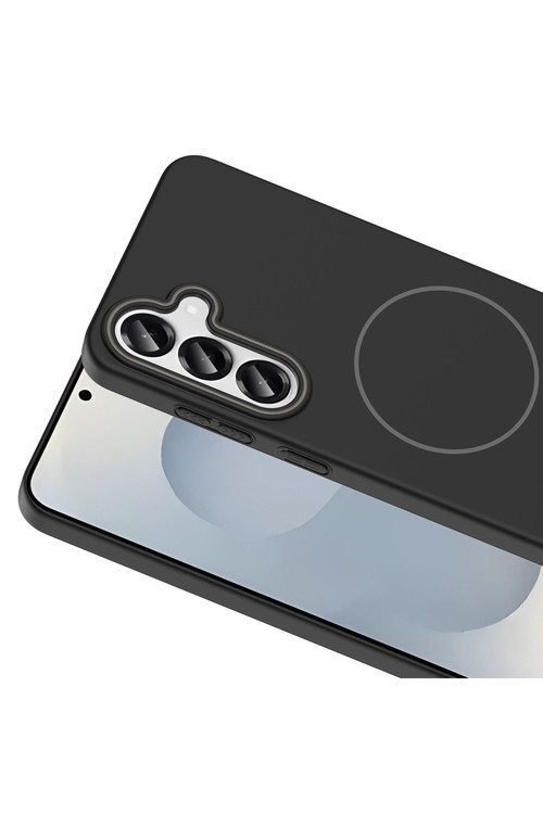 Galaxy S24 Fe Uyumlu Kılıf Magsafe Şarj Özellikli Zr-Rubby