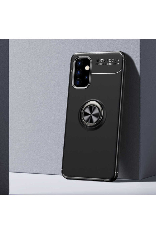 Samsung Galaxy A32 5G Kılıf Ravel Yüzüklü Standlı Silikon Kapak