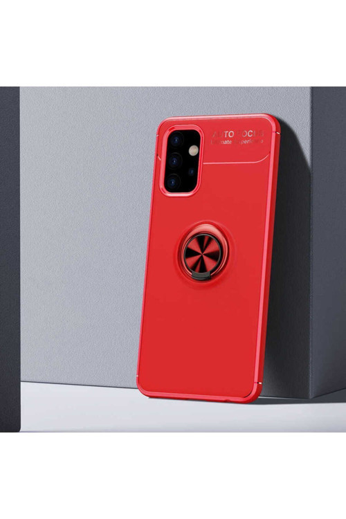 Samsung Galaxy A32 5G Kılıf Ravel Yüzüklü Standlı Silikon Kapak