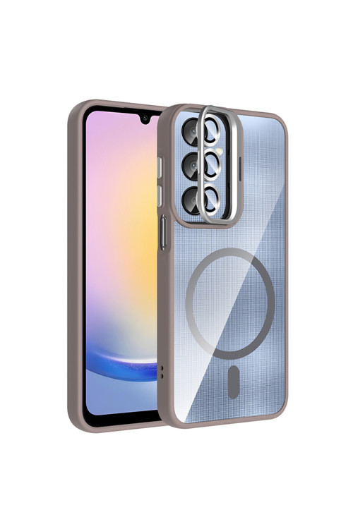 Samsung Galaxy A16 Kılıf Kamera Standlı Lens Koruyucu Hediyeli Zr-Etro
